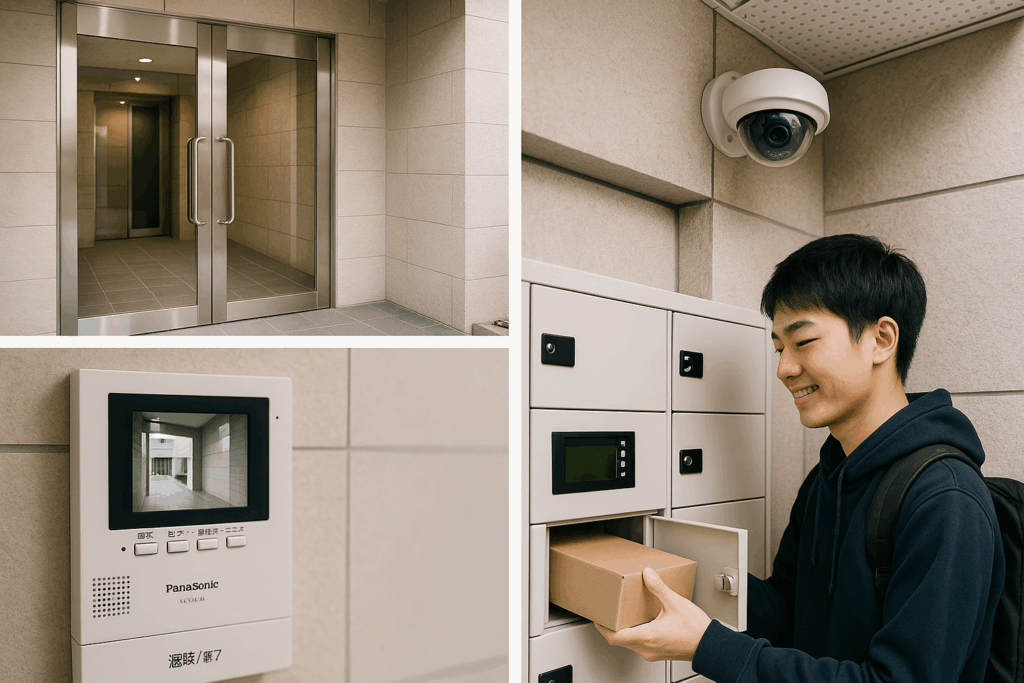 安心アパートの防犯設備