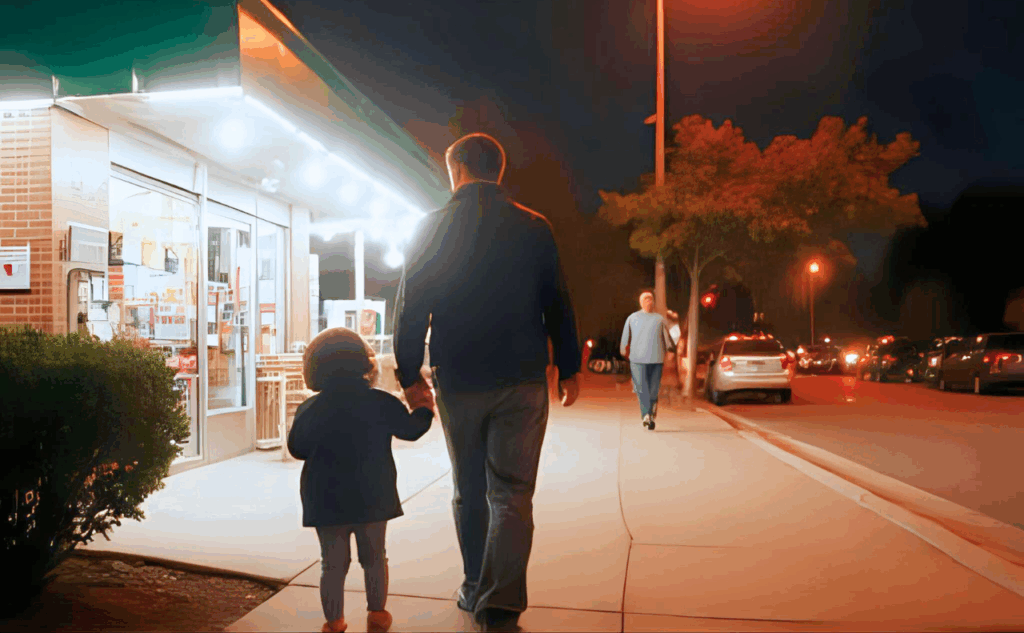 静岡県立大学からの帰り道の明るさは？